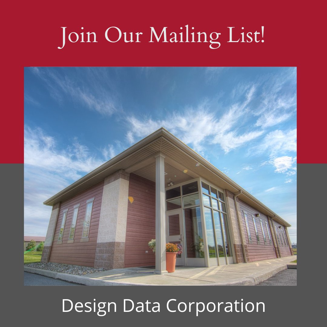 DesignDataCorp's tweet image. We&apos;re working on the July issue of our TechKnow newsletter. Sign up for our e-newsletter list and get the latest tech news, best practices, and DDC highlights delivered right to your inbox. zcu.io/QwqM  #TechKnow #TeamDDC #Technology