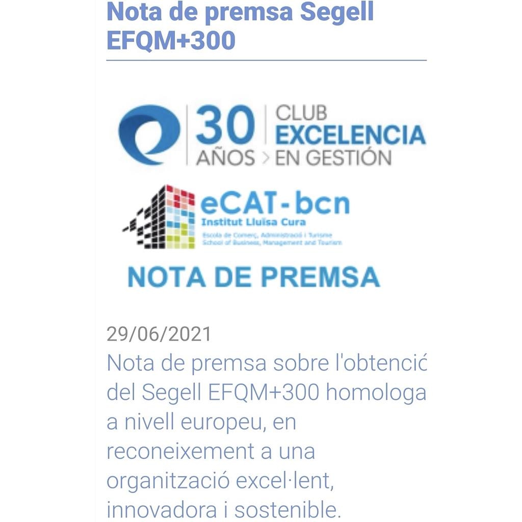 ECAT-bcn School of Business, Management & Tourism tweet media