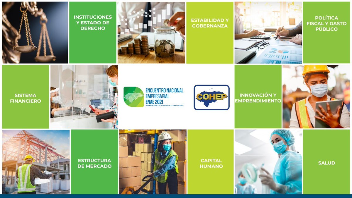 Este dia se realizo el Encuentro Nacional Empresarial #ENAECOHEP2021 donde se presentó la propuesta del Sector Privado para el desarrollo inclusivo de #Honduras. Es importante un sector privado, unido y propositivo para lograr una Honduras más prospera y equitativa para todos.