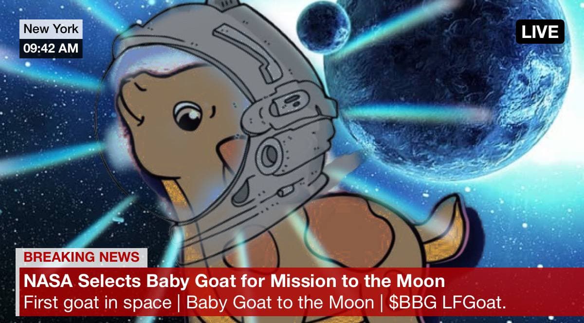 BabyGoatToken's tweet photo. @Cashbro303 Come join the winners circle Low mcap gem ! https://t.co/NbkzkDAdAh