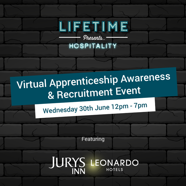 leohotelsukire's tweet photo. Don't forget!

Join us for Lifetime Training's Virtual Apprenticeship Awareness and Recruitment Event tomorrow, 30th June, from 12pm-7pm!

Register for free at https://t.co/21KjvrQWzu https://t.co/JjVQyh7B2z
