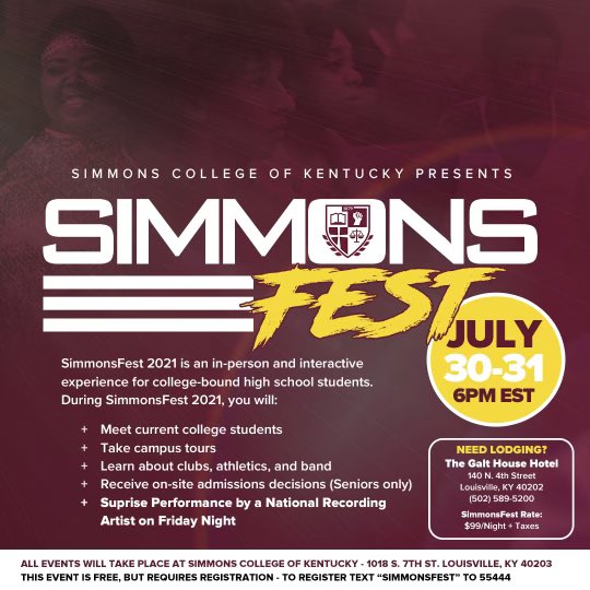 Simmons College of Kentucky tweet media