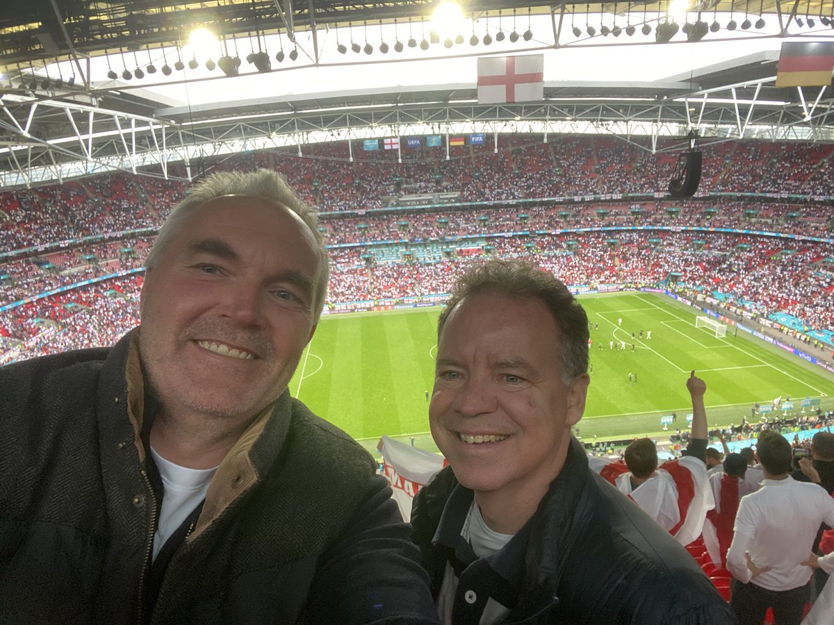 BigSi_Leafield's tweet photo. Not bad for my first game of footy for 10 years #euro2020 Think I’ll remember it for a while yet. Cheers #BigAndy for the tickets. https://t.co/8BtjYh9lPM