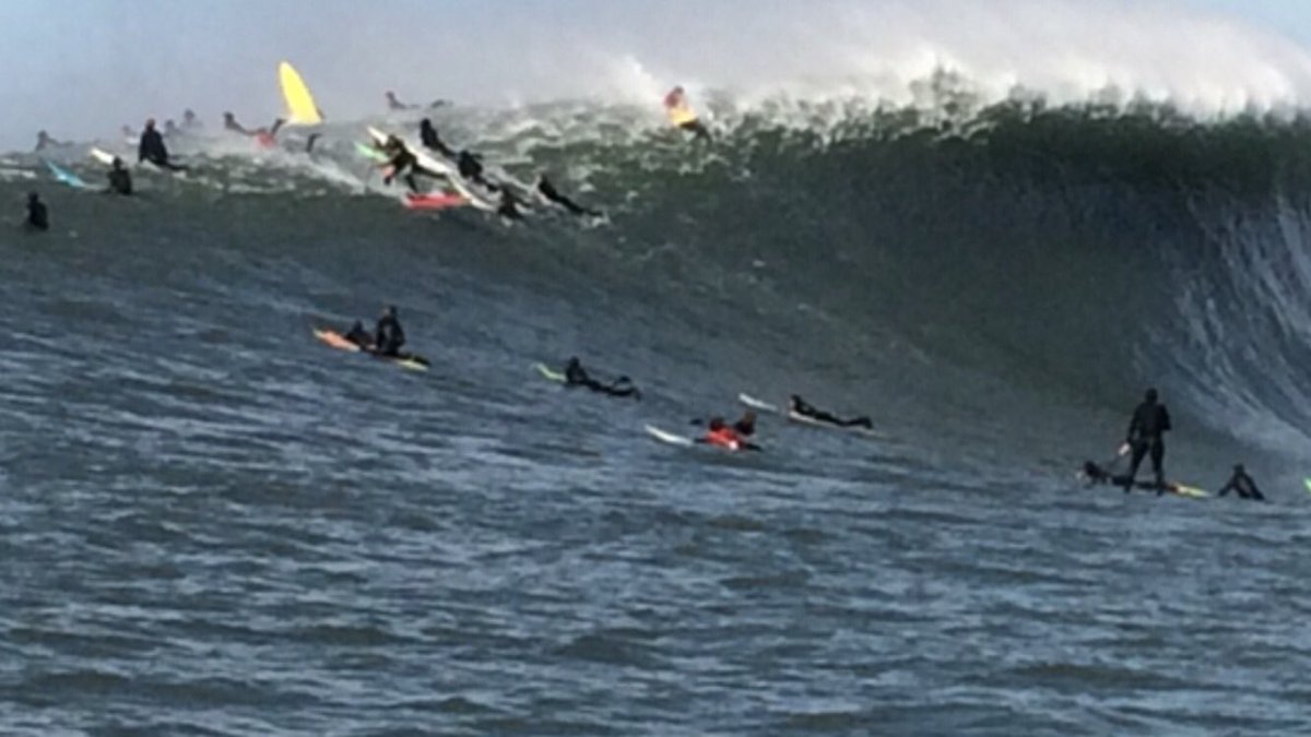 RHandaNBC's tweet photo. MAKING WAVES Fight to include women #surfers into #BayArea #Mavericks #Surf Contest and #BigWave contests being made into #Netflix film led by actress/producer #CharlizeTheron. It centers around co-founders of #SurfEquity including locals #SabrinaBrennan /surfer #BiancaValenti. https://t.co/r1H5rZVAER