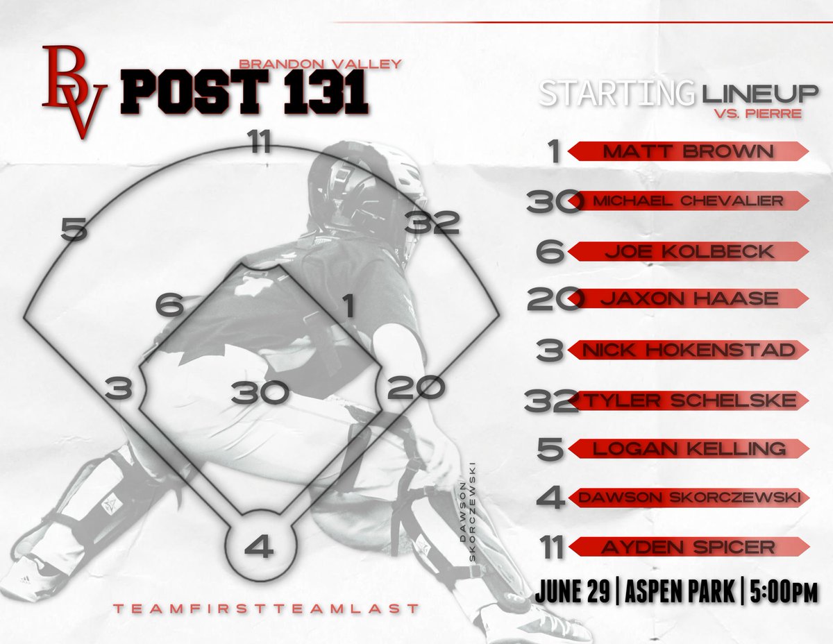 BVLynxBaseball's tweet image. Post 131 returns home from the Creighton Prep Tournament tonight to take on Pierre Post 8!

Come on out to Aspen Park to cheer on the hometown 9! First pitch for Game 1 is at 5pm! 

#TeamFirstTeamLast