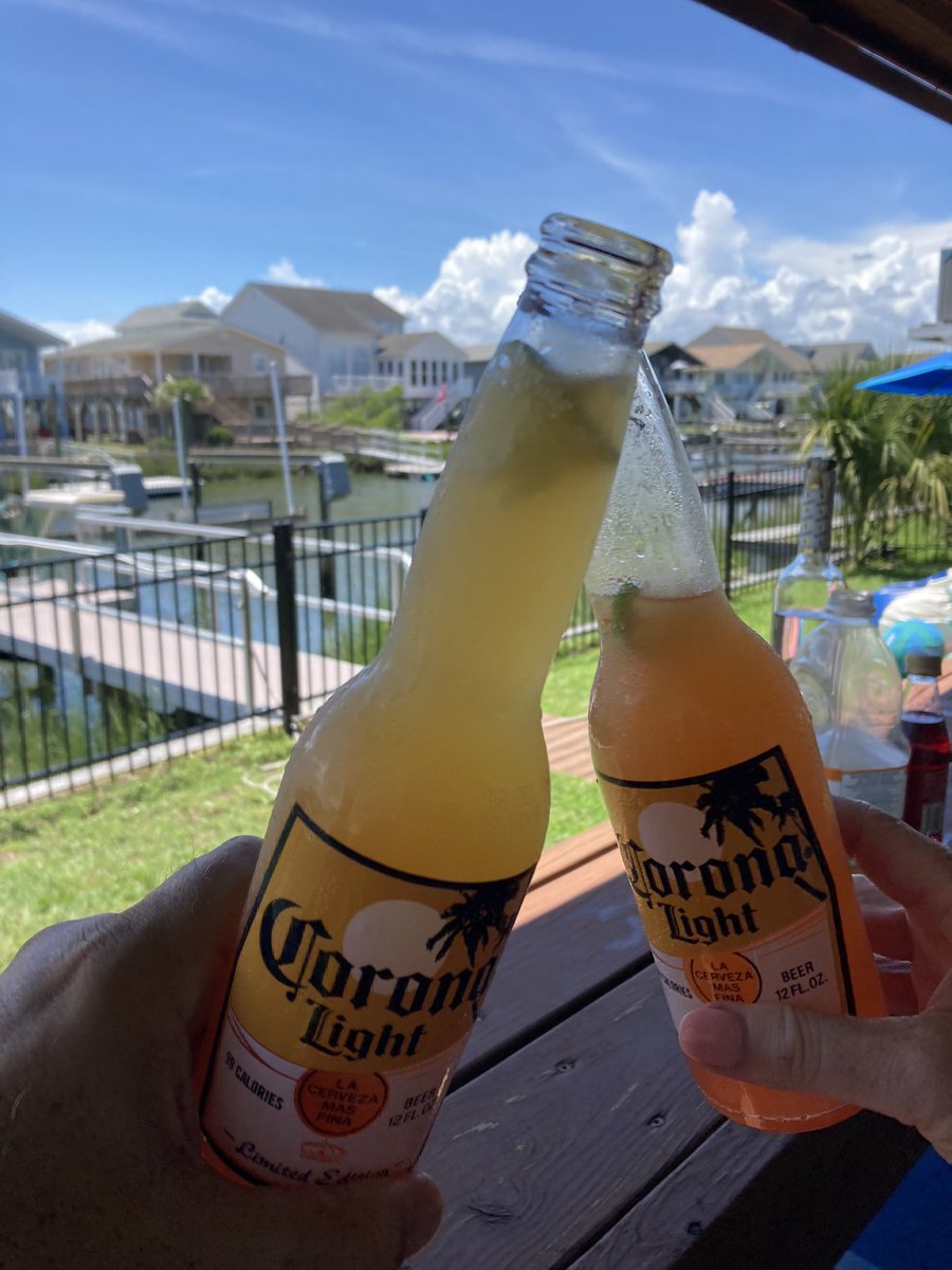 Cheers to the #3Lions #EnglandvGermany great win! Watching @ #oceanislebeachNC. Celebrating with #coronasunrise #Euro2021