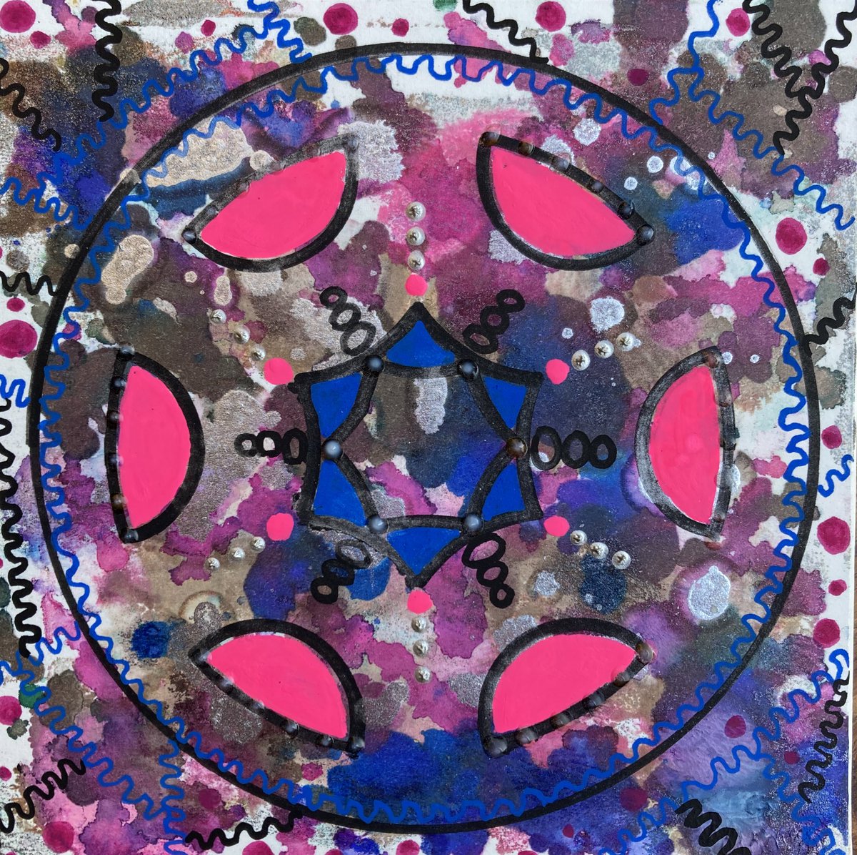 artmarcollage's tweet photo. More more more #kaleidoscopic paintings. Not completed but well on the way…#artwork #SirDavidBrewster #ScottishInventor #thevisualelements https://t.co/sdHjUY4kpt