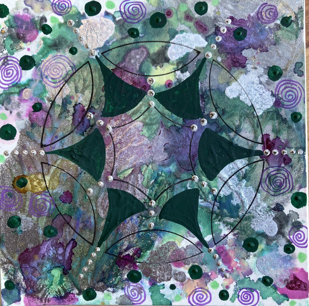 artmarcollage's tweet photo. More more more #kaleidoscopic paintings. Not completed but well on the way…#artwork #SirDavidBrewster #ScottishInventor #thevisualelements https://t.co/sdHjUY4kpt
