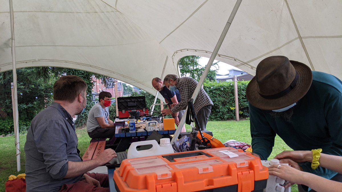 RepairCafeLeeds's tweet photo. And we're done! First event post #Covid and we fixed lamps, blenders, radios and more.

Some excited racing to the main entrance for the #ENG goals but some of us remained focused!

See you @HeadingleyHEART in July 🛠️

#Repair #Leeds #FixNotThrow https://t.co/Ngty3FjxDV