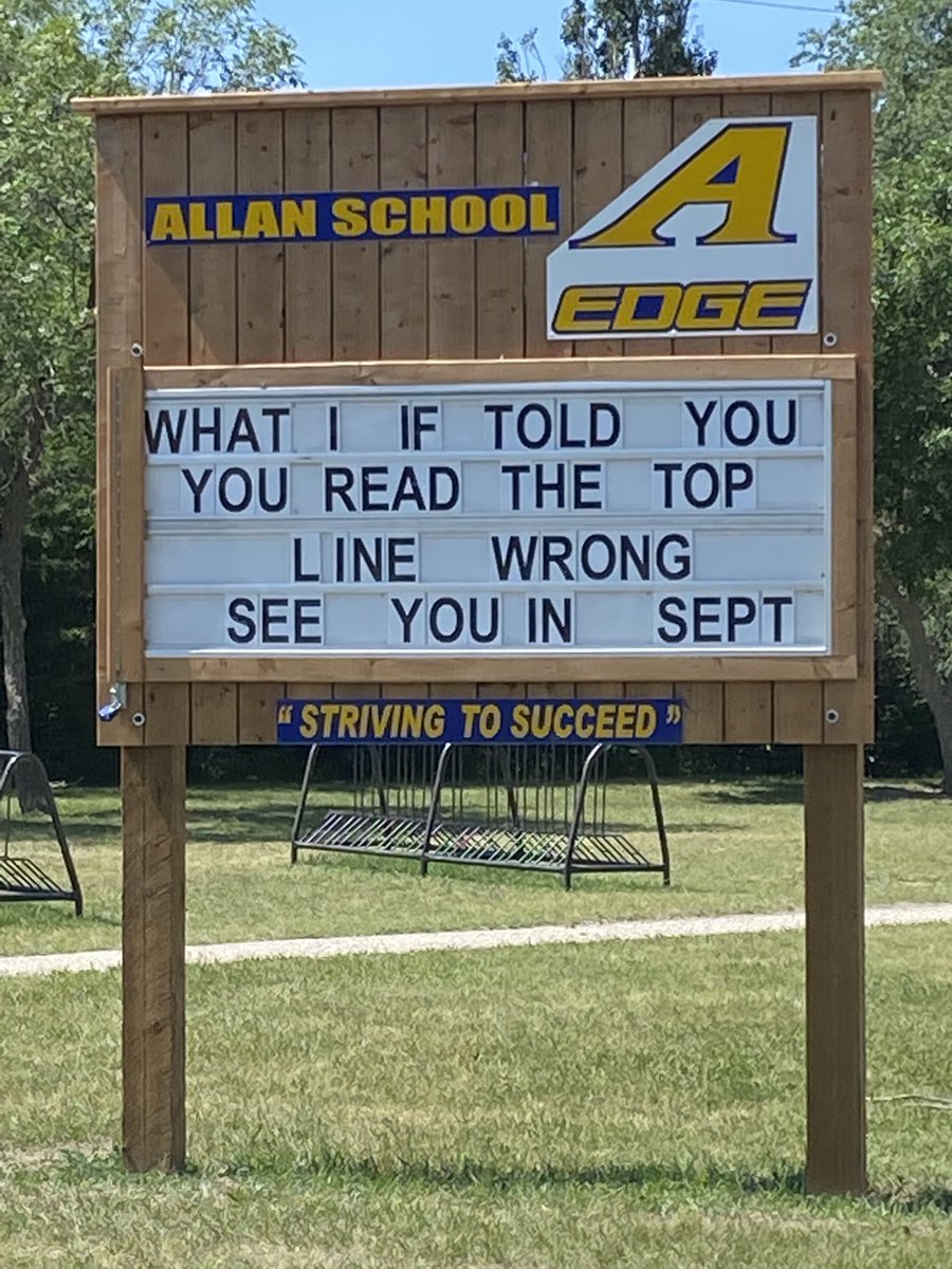 Allan School tweet media
