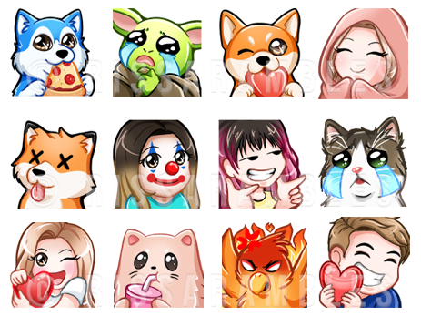 AnnaJohnson89's tweet photo. Running Discount on Custom Emotes tell me your details and get your emotes/ badges done in reasonable prices 
#SupportSmallStreams #SupportSmallStreamers
@BlazedRTs

@sme_rt

@FmC_RTs

@PromoteAMGamers

@rtsmallstreams

@SupStreamersRt

@StreamersRtw https://t.co/RoiBFDuk9i