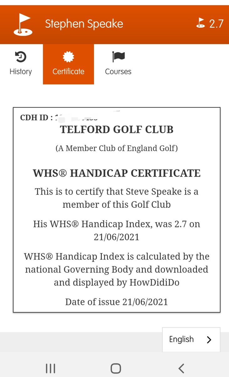 New handicap ..lets hope it may continue. <a href="/DonnyGolfGirl/">Golfing Princess Corrine</a> <a href="/KevinWe69754383/">Kevin Webster</a> <a href="/Golf_Mates_/">GOLF MATES</a> <a href="/golf_nutts/">Golf Nutts</a> .