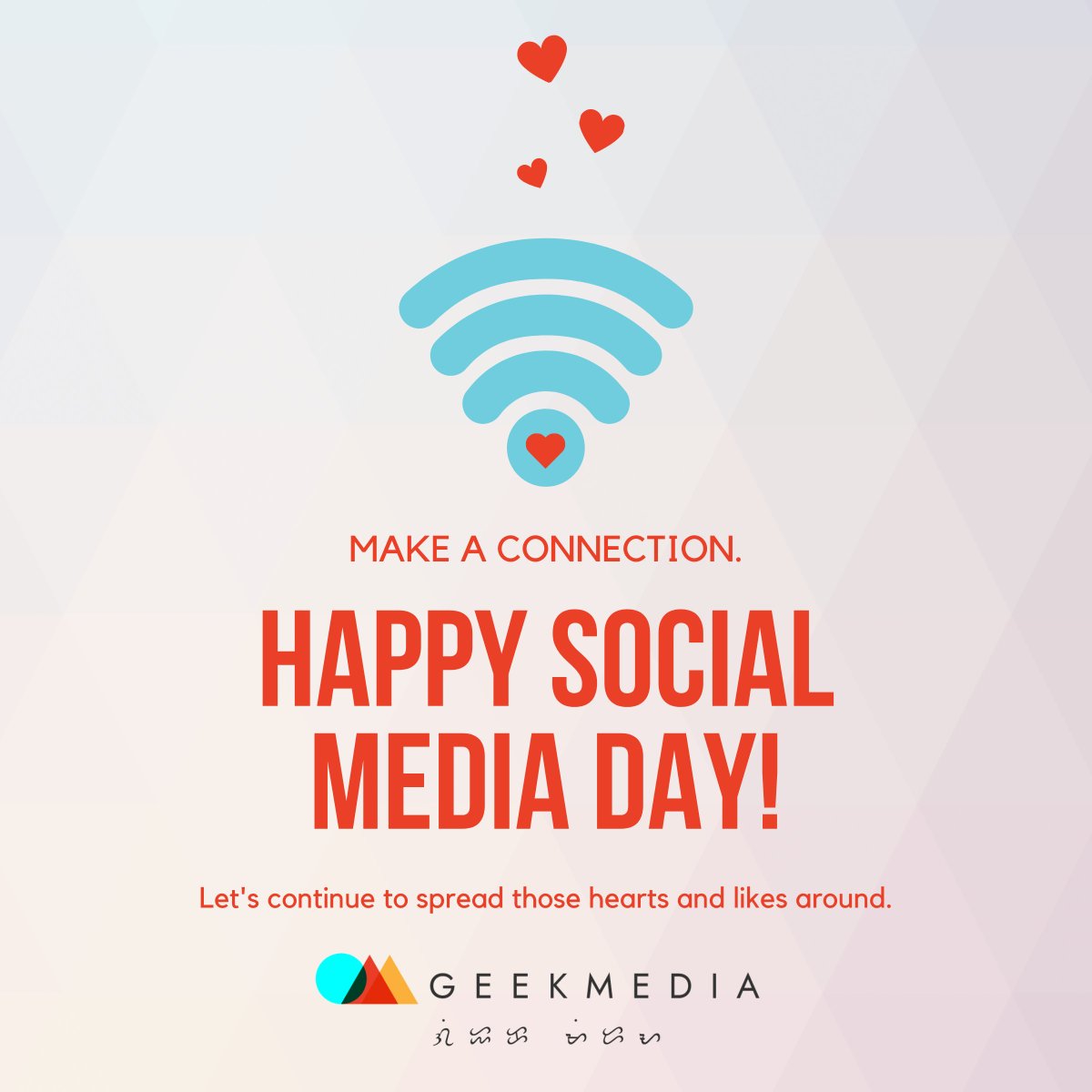 GeekMediaCo's tweet photo. Practice responsible social media etiquette. Inform, reconnect and share ideas online. Happy Social Media Day from GeekMedia!
#SocialMediaDay2021 #SMDay
#THINKGeekMedia https://t.co/QHCT2U36qO
