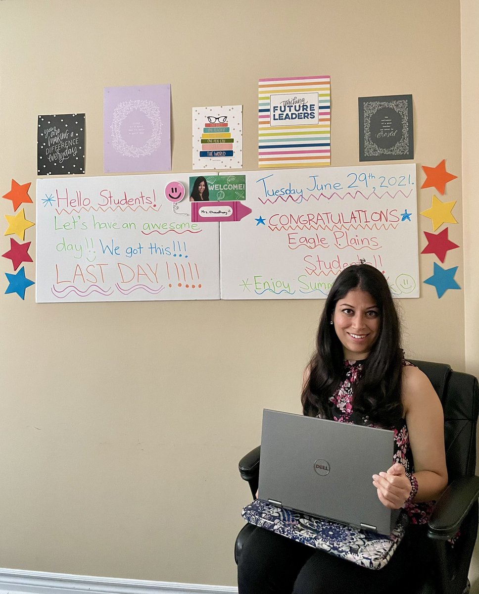 Teaching for the last time this school year. Special shoutout to my home school, Eagle Plains P.S. for always having me in your classrooms, both in person &amp; online! I enjoyed working with all staff &amp; students! 😃 Have a safe summer!☀️ <a href="/eagleplainsps/">Eagle Plains PS</a> <a href="/PeelSchools/">Peel District School Board</a> #LastdayOfSchool