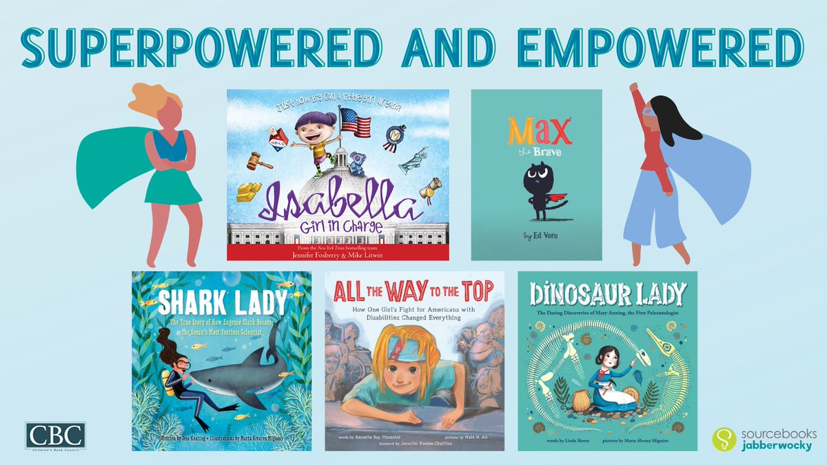 Ready to get superpowered & empowered? 🦹🦸‍♂️ Check out our titles on @CBCBook's #SuperpoweredAndEmpowered Showcase! ow.ly/oati50Fl90D #CBCShowcase #kidlit @SourcebooksKids