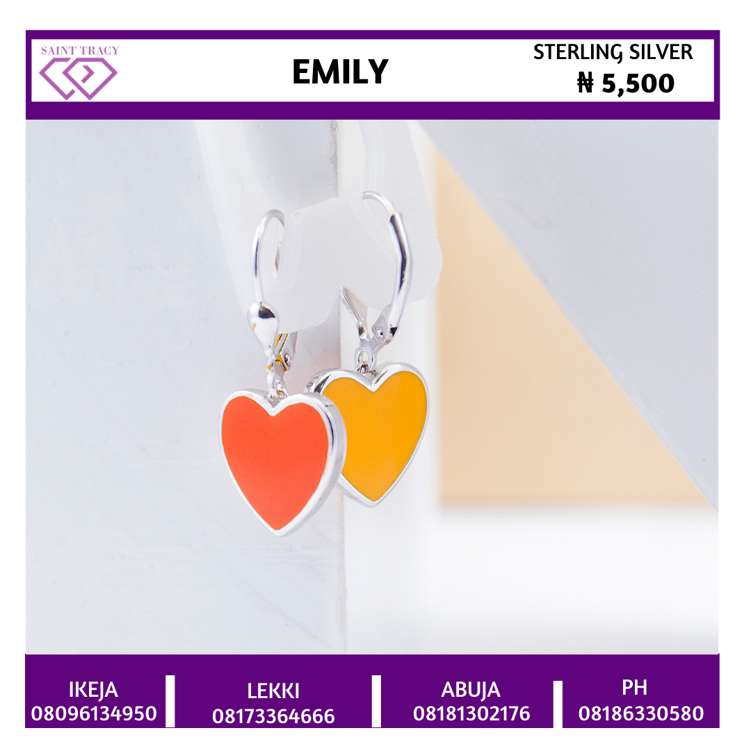 Cute things come in dainty sizes, shop this  colorful sterling silver earrings from Saint Tracy.

 Price:N5,500/$12

Follow our silver page <a href="/sainttracy/">tracy</a>.silver and our diamond page <a href="/sainttracy/">tracy</a>.diamonds for more exclusive content.
Saint Tracy High quality Great Value!

BUY NOW
.
1.