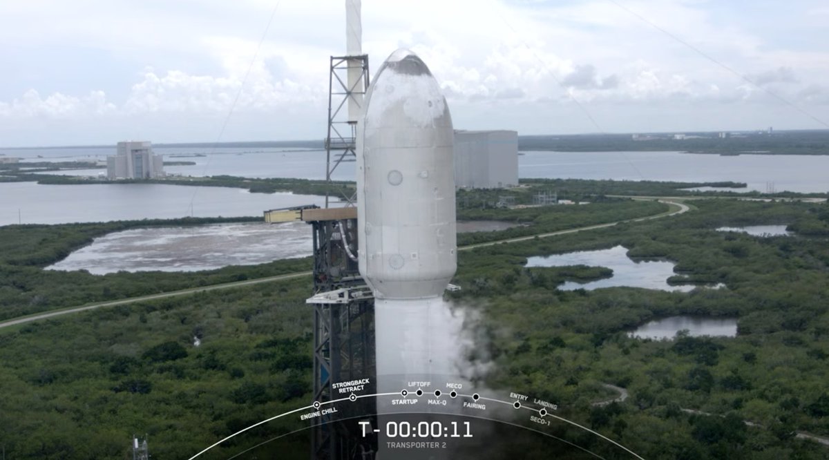 SpaceflightNow's tweet photo. SCRUB.

SpaceX confirms the Falcon 9 launch won’t happen today after a last-minute hold at T-minus 11 seconds due to a “fouled range.”

The next opportunity for launch is tomorrow at 2:56pm EDT (1856 GMT).

https://t.co/m6uvzPh9qp https://t.co/ggVcyQPsoG