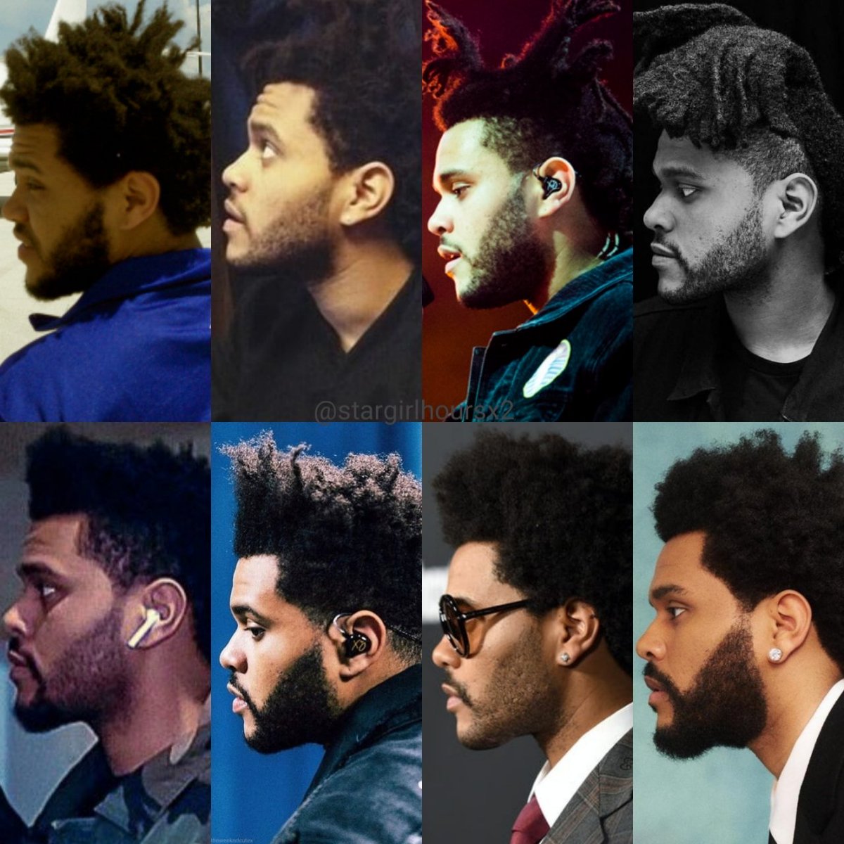 Weeknd Side The Weeknd side profile throughout the years 💗