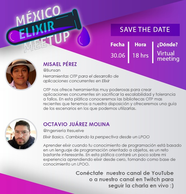 ResuelveIng's tweet photo. ¿Cómo están?, 😎 No olviden que mañana tenemos charlas y en nuestra representación Octavio Juárez... ¡No se lo pueden perder! 

Conéctate en Twitch  https://t.co/fkGAJXnFWp o a YouTube https://t.co/pDMJwXFwf9 https://t.co/K66WOPYISl