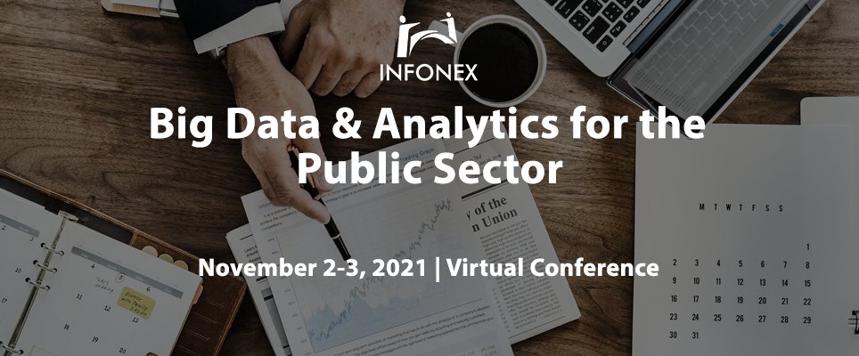 InfonexGOV's tweet photo. We're thrilled to announce that we are brining back our annual Big Data &amp; Analytics for the Public Sector event this fall!

Register Early &amp; Save: https://t.co/8dV0SeeQNb

Agenda: https://t.co/Rm8jo4ioYF

#bigdata #data #DataAnalytics #virtualevent https://t.co/znig5OTLw9