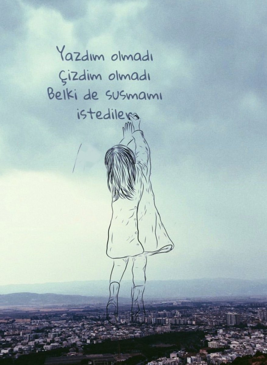Yazdım olmadı
Çizdim olmadı
Belki de susmamı istediler…#ElmalıDavası