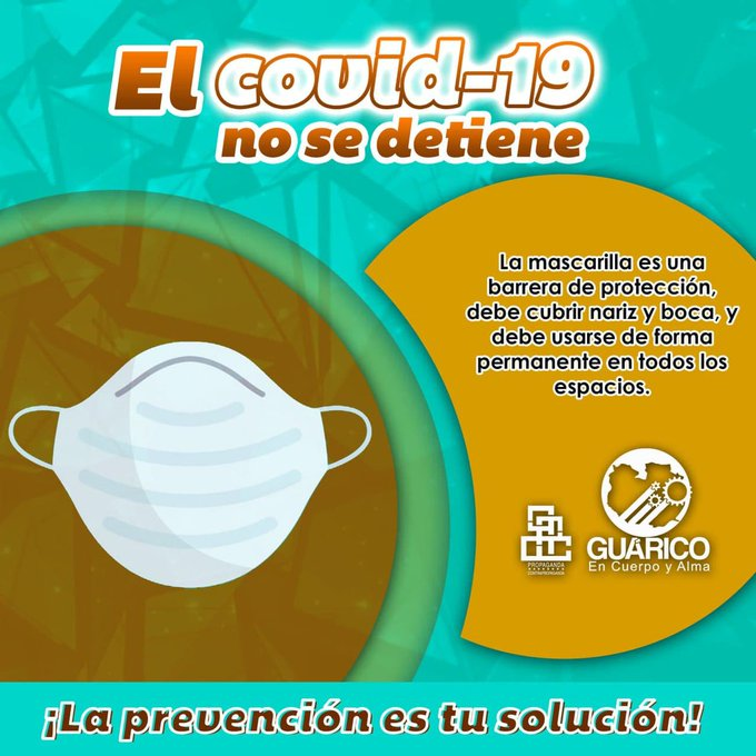 Gob_Guarico's tweet photo. #TipsPreventivos🗣 El uso de la mascarilla es una de las medidas más efectivas para evitar contagios y la propagación acelerada del virus Cara con máscara médica Úsala correctamente al salir de casa.

#Guárico
#BolívarLlegaACaracas
#EnCuerpoYAlmaPorGuárico https://t.co/ZWIi0pjDR3