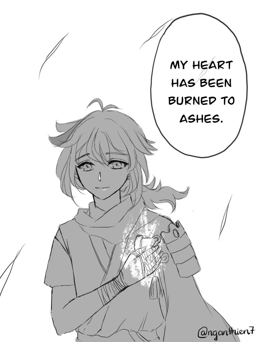 It was all because Mihoyo made me listen to Kazuha's story under the heavy rain. And his arm burned above his heart...

#原神  #GenshinImpact #Genshin_Impact #원신 #原神イラスト #kazuha #tomo 