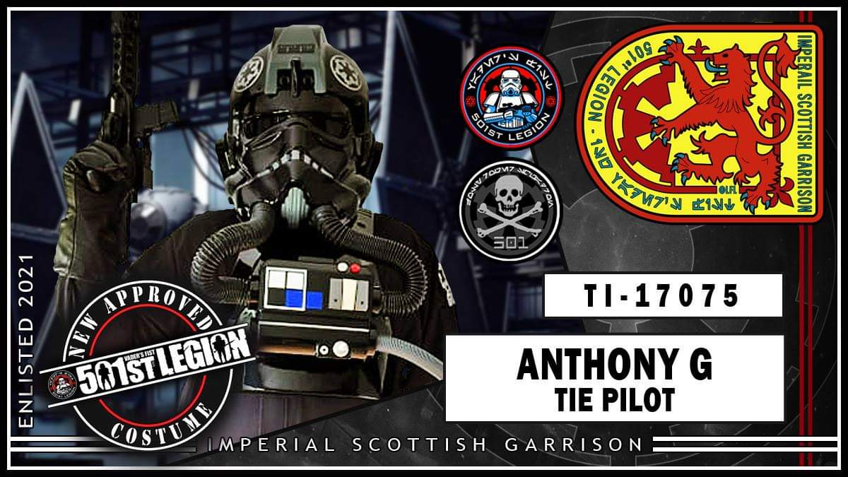 501st_ISS's tweet photo. 🏴󠁧󠁢󠁳󠁣󠁴󠁿TROOPER TUESDAY🏴󠁧󠁢󠁳󠁣󠁴󠁿
⚠️ CLEARED FOR DUTY⚠️

We have another pilot to add to our ranks! Congratulations TI-17075, just watch out for those pesky X-Wing pilots! 😒

#501stlegion #501st #badguysdoinggood #tiepilot #tie #pilot #tiefighter #starwars #star #wars #imperial #empire https://t.co/UMEuC4pVKw