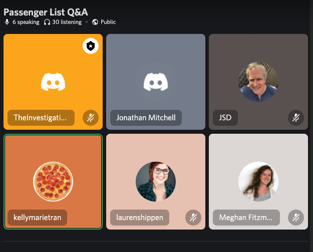 Q&amp;A is happening! <a href="/passengerpod/">Passenger List</a> discord.gg/nWfMgSyKwe