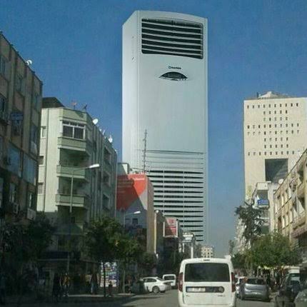 Bence Mersin'de 52 katlı gökdelen yerine şöyle bir klima olsa daha faydalı olurdu bu ne sıcaktır Allah'ım 🥵