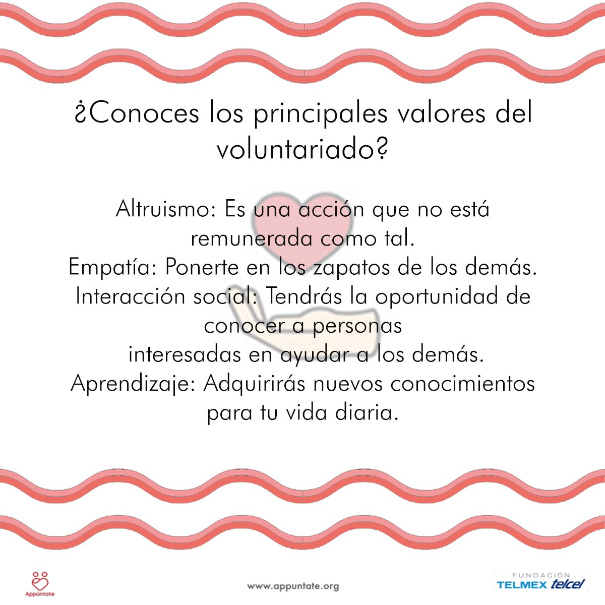 Hacer un voluntariado es una actividad llena de motivaciones y está promovida por diversos valores de los que no podemos dejar de hablarte. Mira algunos de ellos: