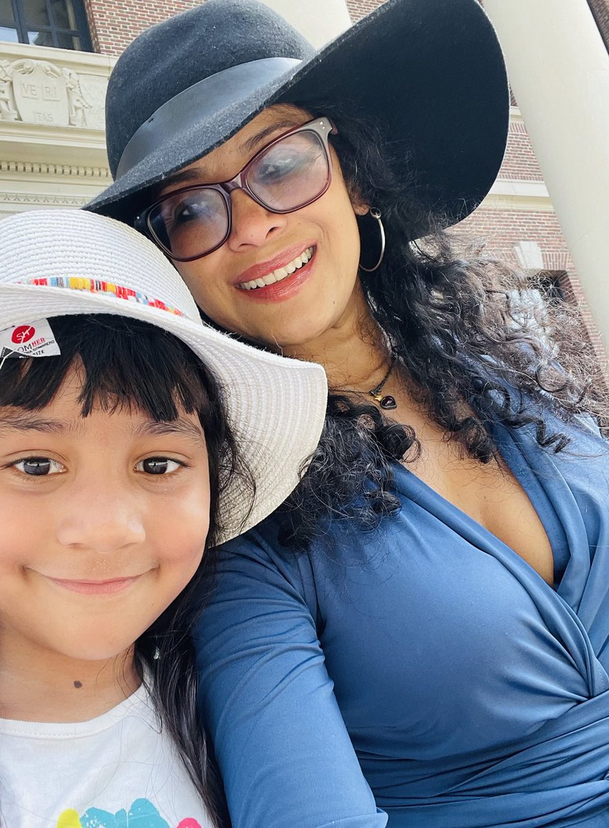 nandanadevsen's tweet photo. Meghla: We always come here when we visit Dadu! I love sitting on these steps with you Mama.
Nandana: It’s even more fun to sit inside surrounded by books!
Great to be back on the steps of my favorite #library @HarvardAlumni #WidenerLibrary #books #college #university https://t.co/GxlAEYfa5P