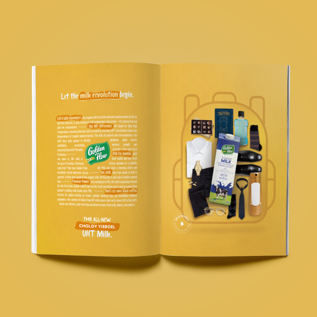 New #ClientWork from our <a href="/media_otg/">OTG Media</a> NY office: Print ad campaign for <a href="/goldenflowdairy/">Golden Flow</a> all-new UHT milk.