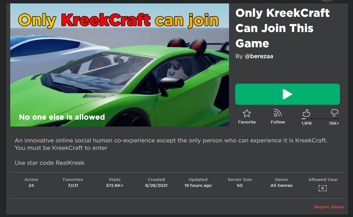 What Roblox broser extension does @KreekCraft use ? : r