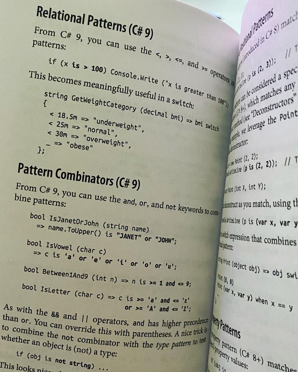 cjkodare's tweet image. Another book in my shelf! @oreillymedia ”C# 9.0 Pocket Reference” - My first ever small, handy, pocket-size programming book! Usually they are heavy and thick! 👩🏻💻😁 📚
#oreillybooks #csharp9 #booksforprogrammers #dotnetdeveloper #csharppocketreference