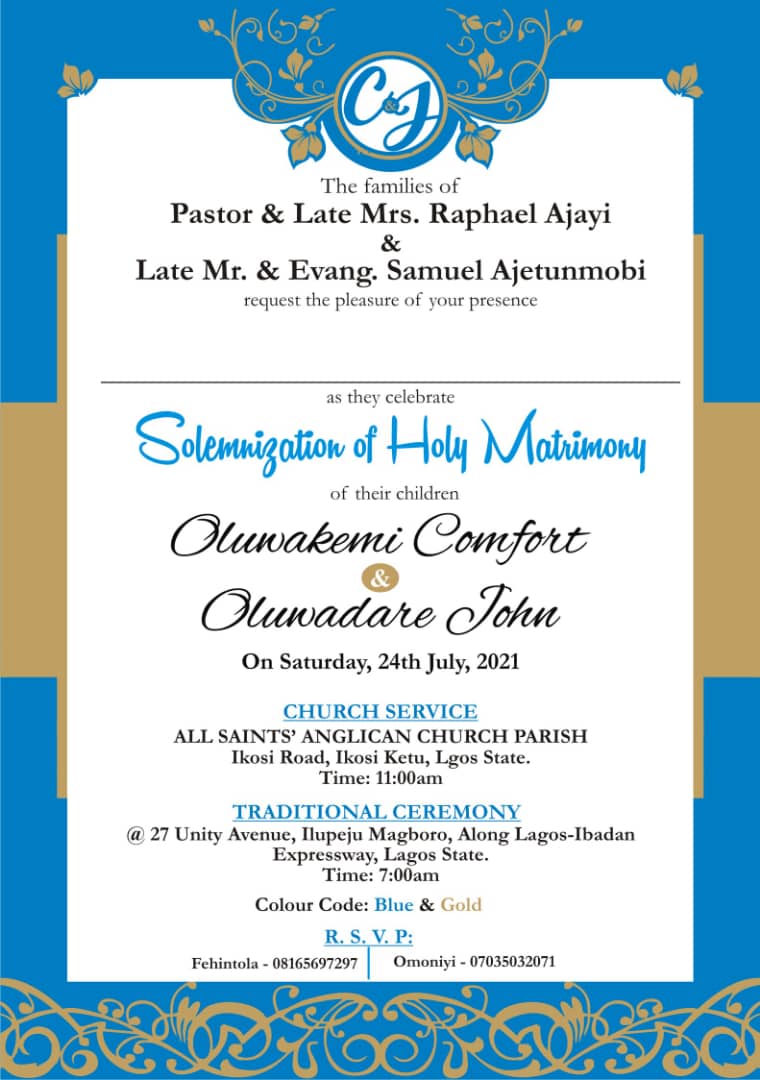 SegzyBen's tweet image. Wedding invitation is an essential , it&apos;s  one of the 1st things needed to invites family, friends as a guest to the big day. Let us at #SegzybenComm
 Prints that your dream invites.
 Call /WhatsApp +2348063030221

#weddinginvitations 
#Bellanaijawedding
#naijaprintshops
