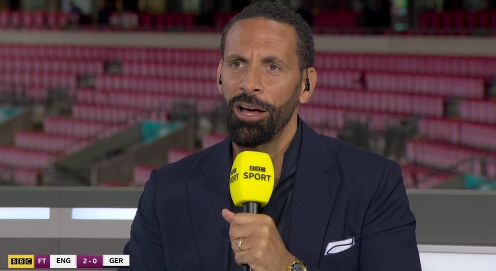 Foet247Benelux's tweet photo. Rio Ferdinand: ''There's nobody left that England will fear. They will all be tough but everyone in this draw England will feel comfortable they will beat.'' #ENGGER #EURO2020 https://t.co/JtwTS6uZxB