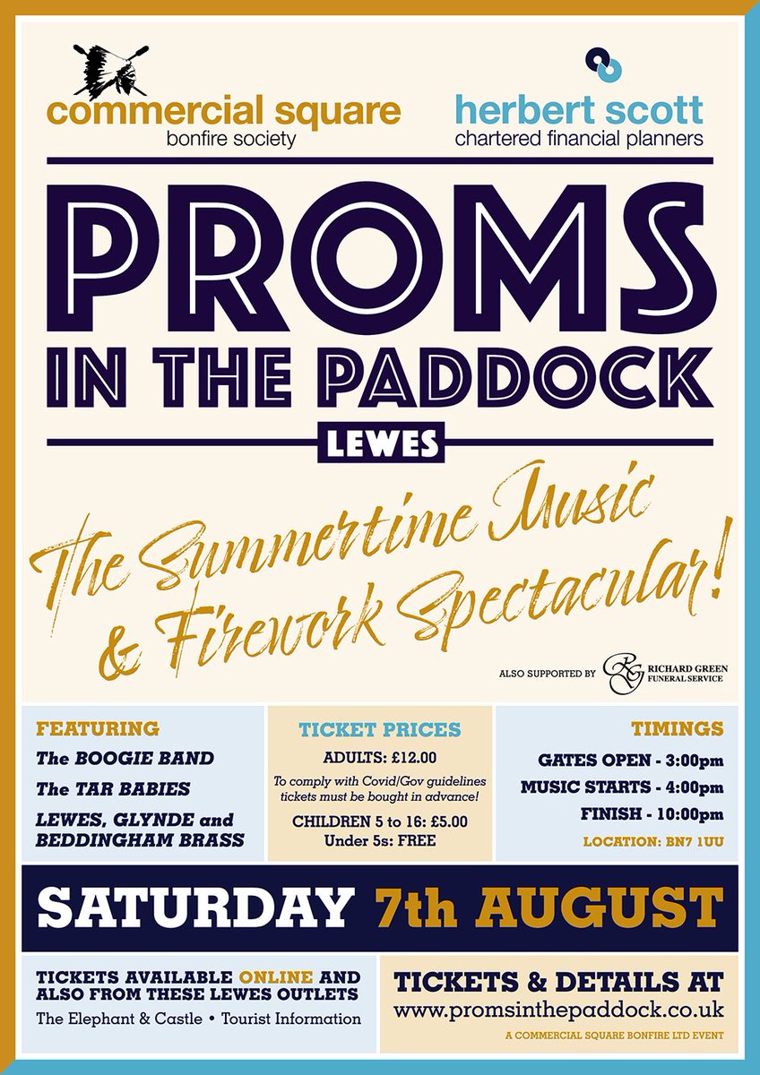 Proms in the Paddock returns - 7th August 2021.