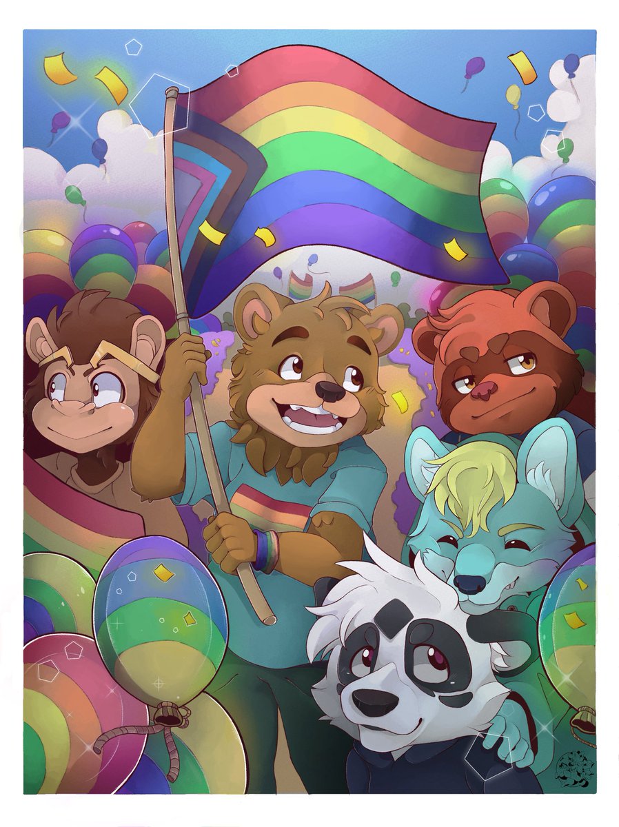 bitbytebruno's tweet image. Celebrating Pride Month! 🏳️‍🌈
#LoveIsLove #pride #Pride2021 

Drawn by the wonderful @ceioskato