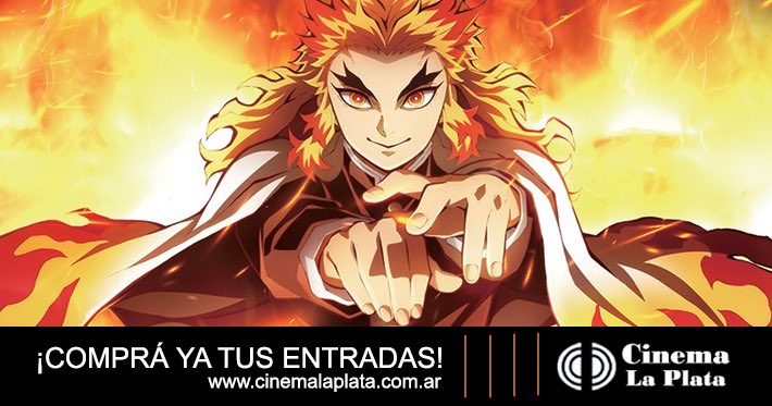 Finalmente #DemonSlayer #MugenTrain estrena el 1• de Julio en Cinema La Plata👺⚔️🔥 ¡No te lo pierdas!

💻 Conseguí tus entradas en cinemalaplata.com.ar o directamente en boletería 🎟