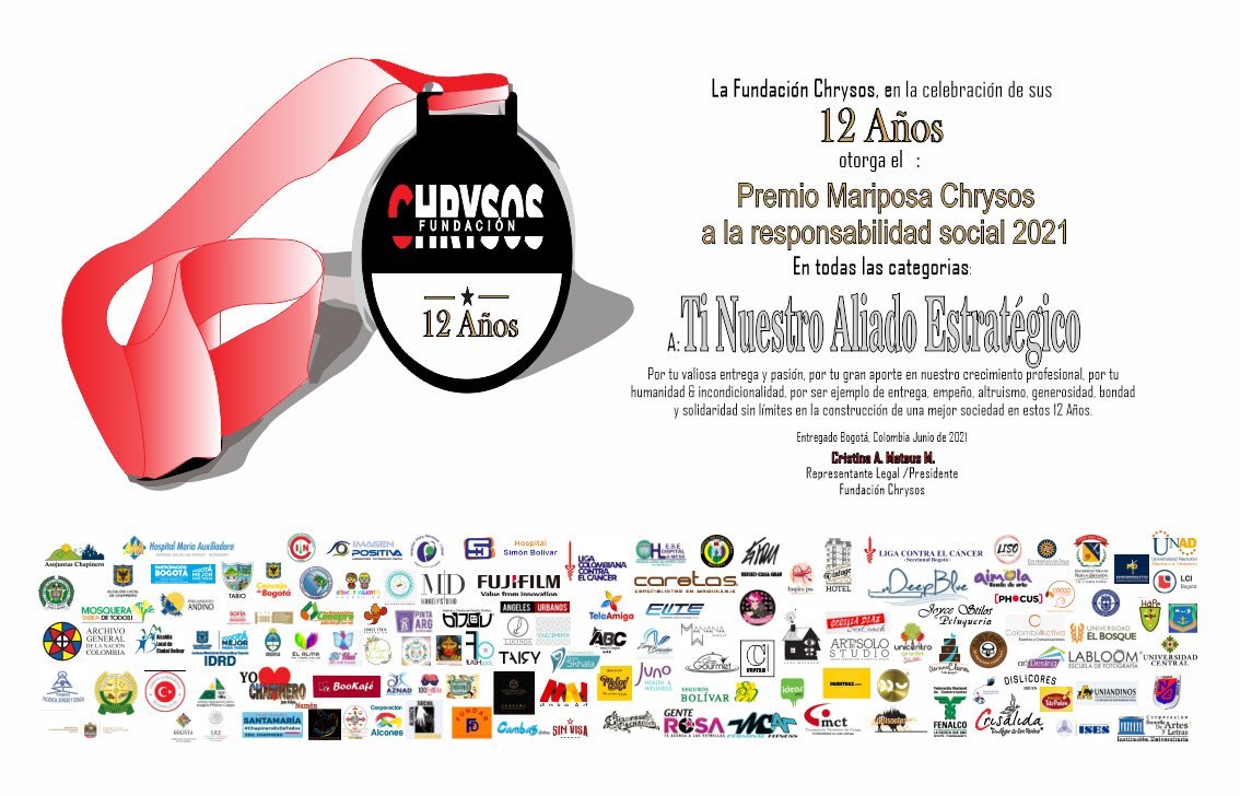 chrysosfundacio's tweet photo. Cumplimos 12 AÑOS Unidos trabajando en dar esperanza de vida a través del arte, en pro de mejorar la calidad de vida de personas diagnosticadas con cáncer, sus familias y sus cuidadores a través de  ayudas arte-terapéuticas de vanguardia como factor de transformación social. https://t.co/yHrqMNb26s