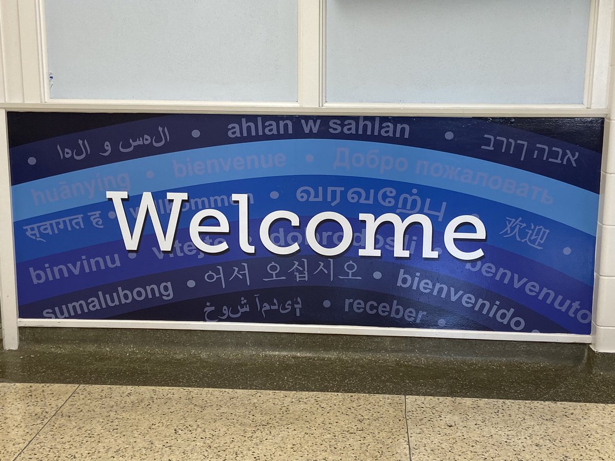 FitchSchool's tweet image. Love our new welcome sign! Love seeing the variety of languages spoken at Fitch. Thanks to Darryl at Absolute Impact for creating this awesome sign. ❤️😁 @dsbn