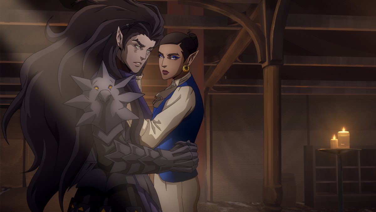 NetflixGeeked's tweet photo. I’m obsessed with Striga and Morana, the lesbian vampires from Castlevania
thread: https://t.co/8fbZv5a1tM