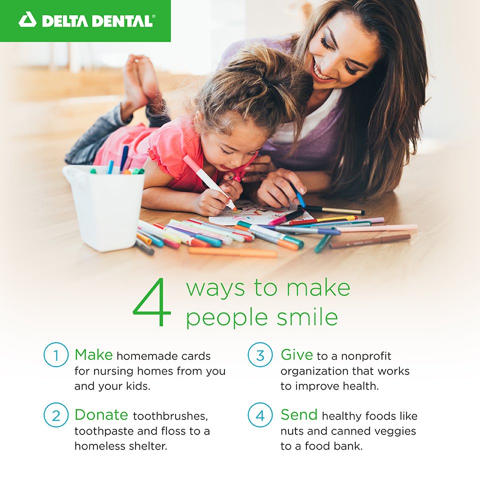 Even small gestures can make a big difference. Here are four ways to spark smiles by making a healthy contribution to your community. 😁