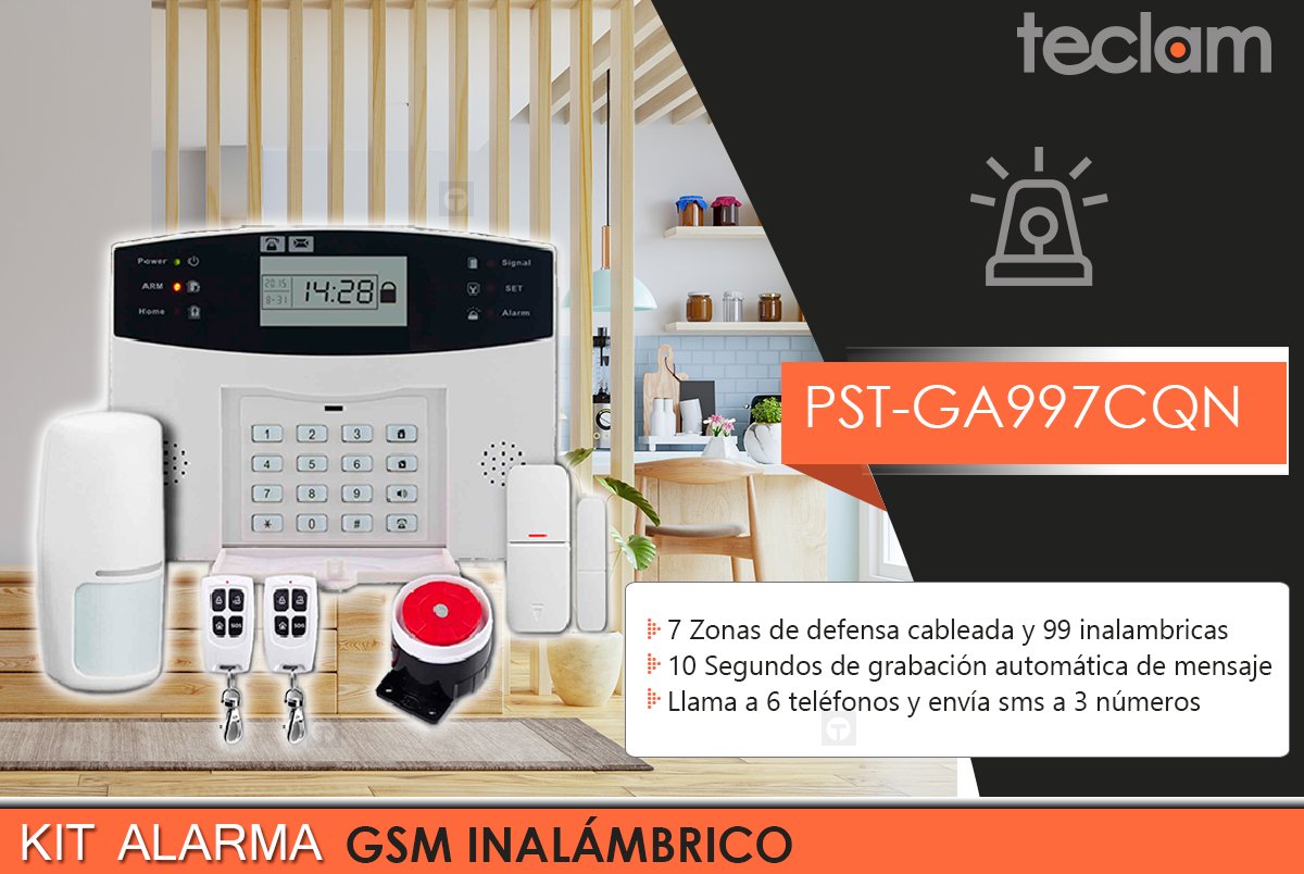 Alarma GSM inalámbrica