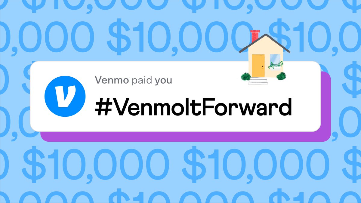 #VenmoItForward: We’re giving out $10,000 to help with rent this month. RT this, drop your Venmo handle & tag a roommate. We might send you both $100, $250, or $500. Must follow @Venmo. No purch nec. Ends 7/1. US only, 18+. Venmo acct req’d. Rules: venmo.me/vif