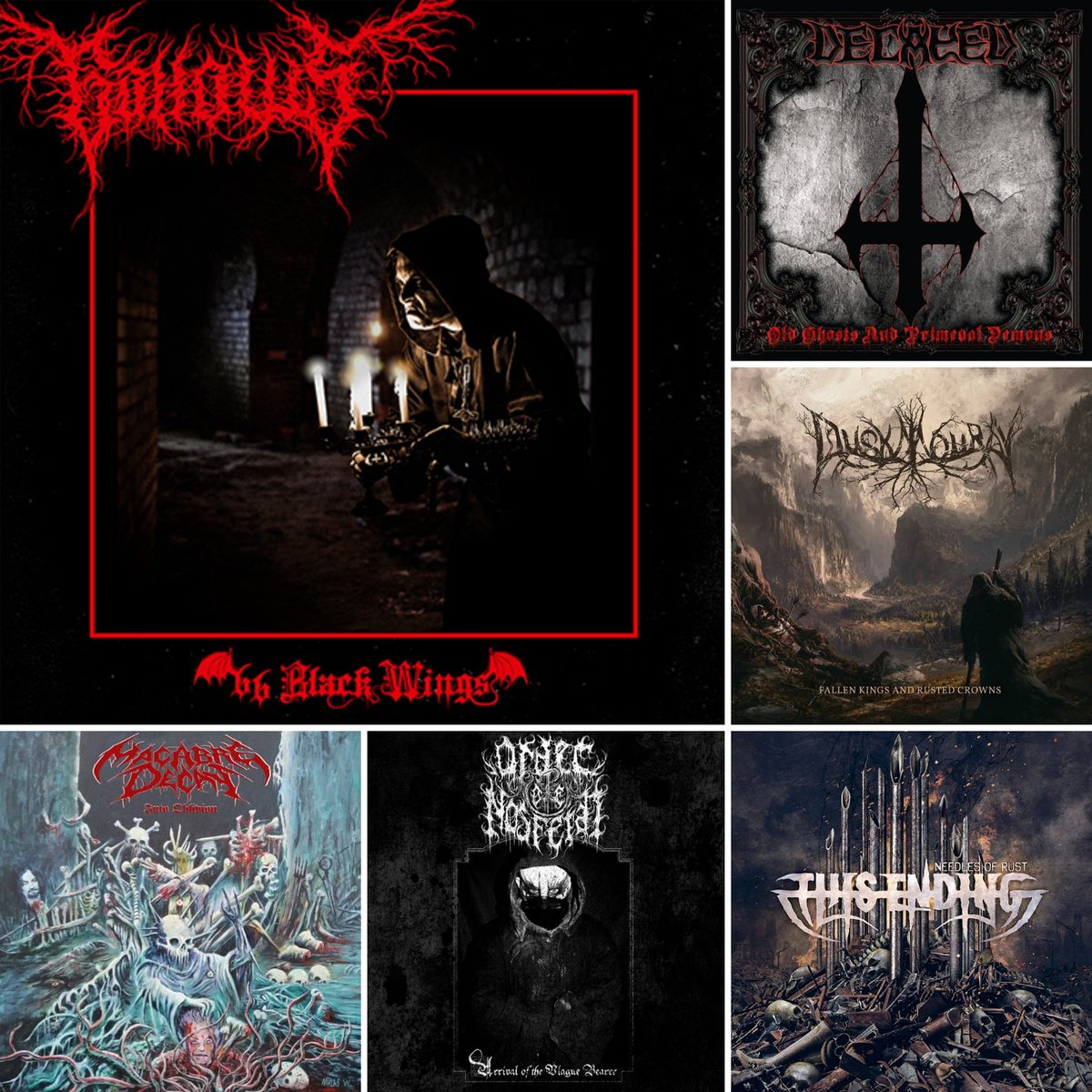 diegostl7's tweet photo. #InhumanCondition #Desaster #Myronath #FiatNox #Ossaert #PrimordialSerpent #WarmoonLord #Wyrtgurn #Narbeleth #Nifrost #Gallows #Decayed #Duskmourn #ThisEnding #OrderOfNosferat #MacabreDecay https://t.co/eTeLoQrjBB