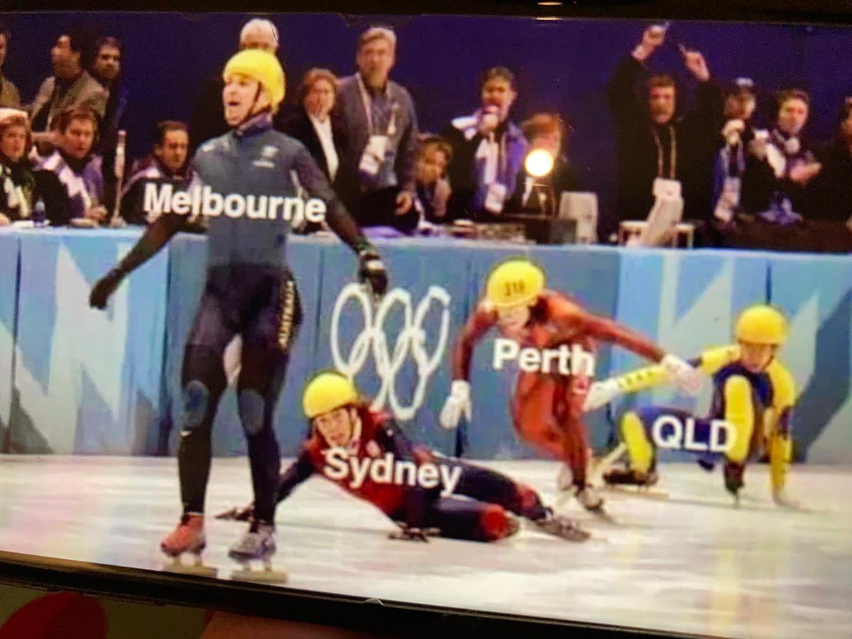 melaniebrockjpn's tweet photo. I know this isnโt helpful butโฆ. #lockdownolympics #sorry ๐ฆ๐บ https://t.co/OsritWpNnN