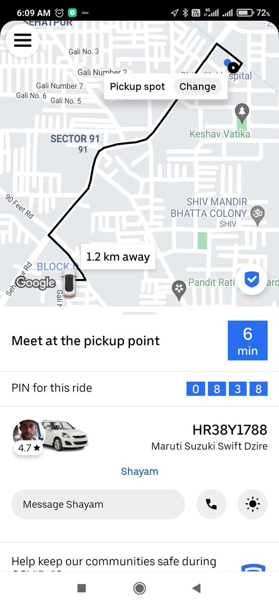 GajendraMandal4's tweet image. @Uber_India जब Driver को जाना नही होता तो  pickup क्यो लेकर किसी के समय को खराब करते है!! हमेशा कोई मस्ती करने के लिए घर से नही निकलता. 
#driverissue