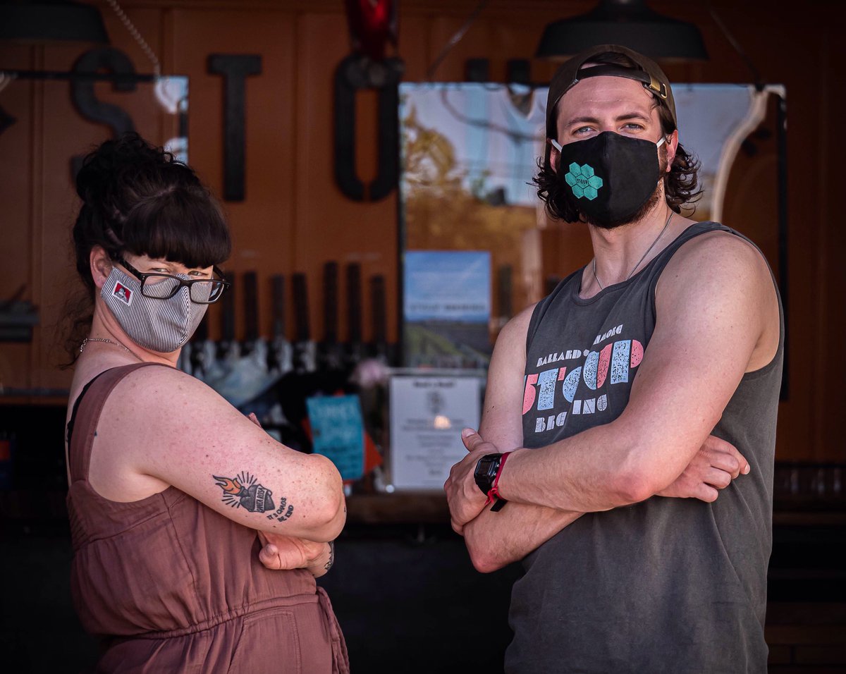 stoupbrewing's tweet photo. Before you have the chance to forget what our masked faces look like! #badass #stoupcrew https://t.co/5jnD3Gsxbc